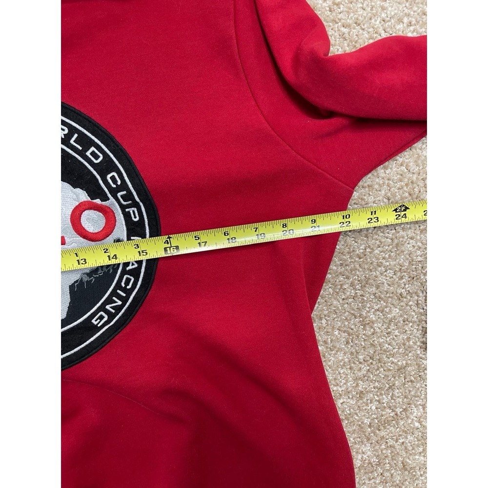 Polo Ralph Lauren Hoodie Mens L Alpine World Cup Racing Graphic USA Flag - Picture 6 of 8